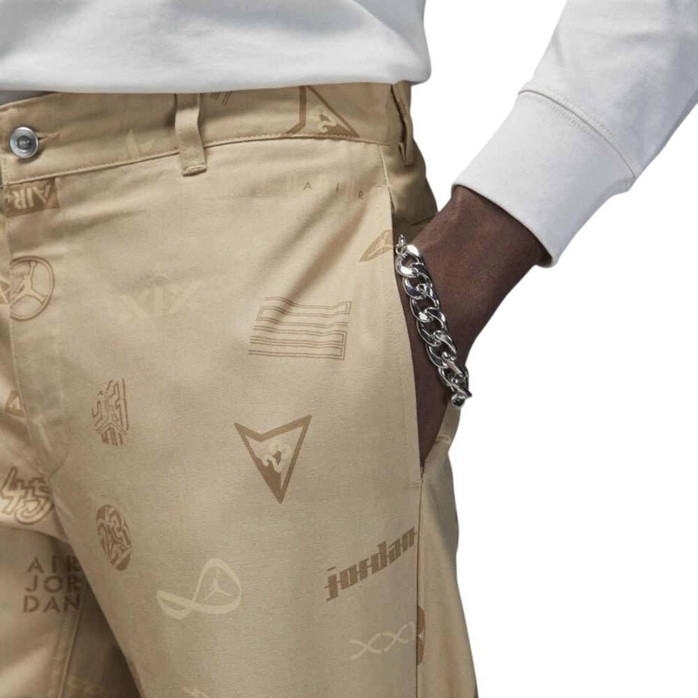 Nike‎ Air Jordan Men's Flight Heritage Woven Khaki Pants Size 30 - Orig $215